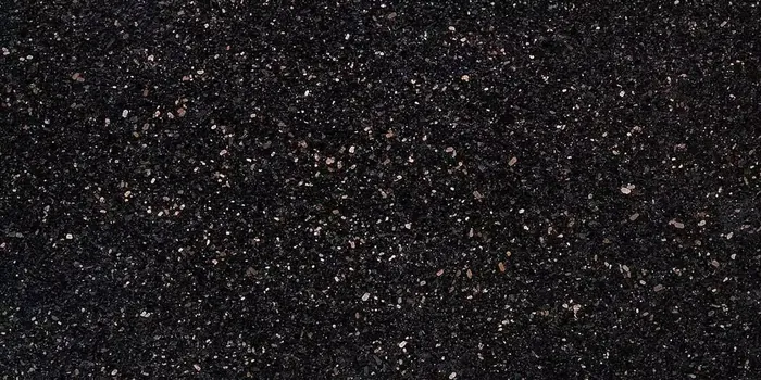 Black Galaxy granite countertop sample