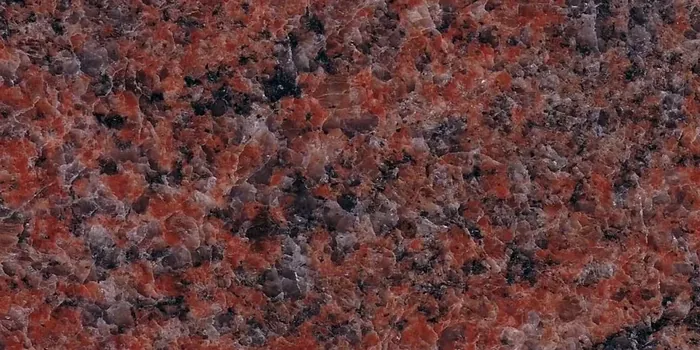 Rosso Multicolour granite countertop sample